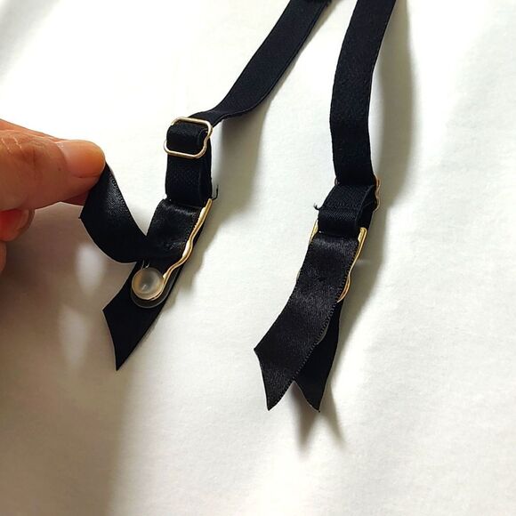 New With Tag La Senza Size XS High Waist Black Garter Skirt - Picture 10 of 14